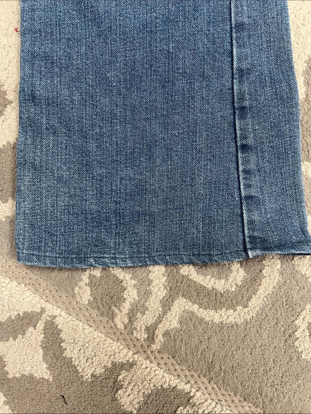 Lux Washed Blue Flare Wide-Leg Jeans - Picture 4 of 9